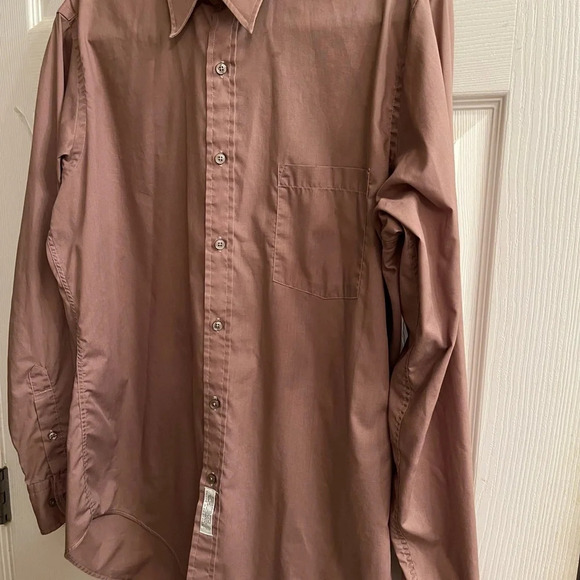 GEOFFREY BEENE~BROWN SHIRT~SIZE 16 - Picture 2 of 3
